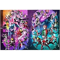 Amazon.co.jp: ジグソーパズル 仮面ライダー 生誕50周年 木製